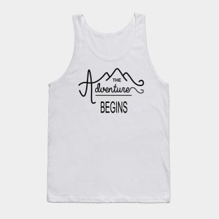 The Adventure Begins Tank Top